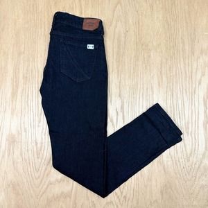 Womens BARBELL Apparel Slim Fit Stretch Dark Wash Denim Jeans 30